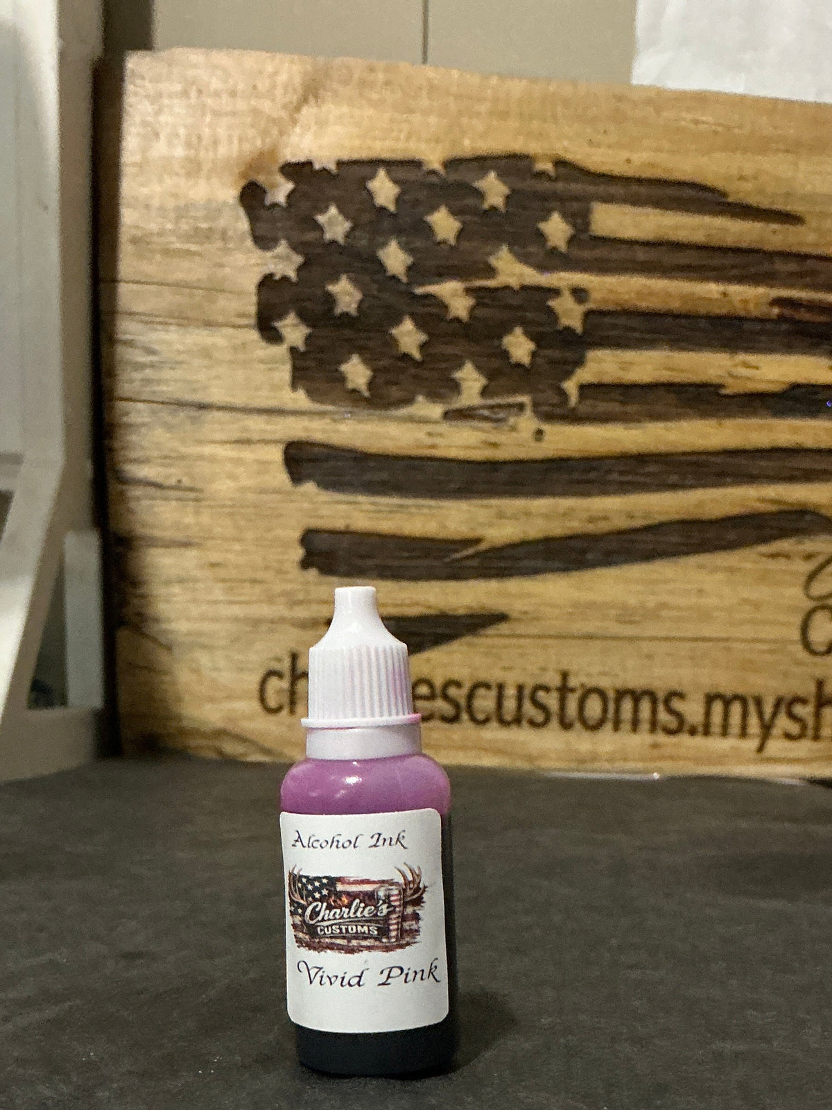 Vivid Pink Alcohol Ink