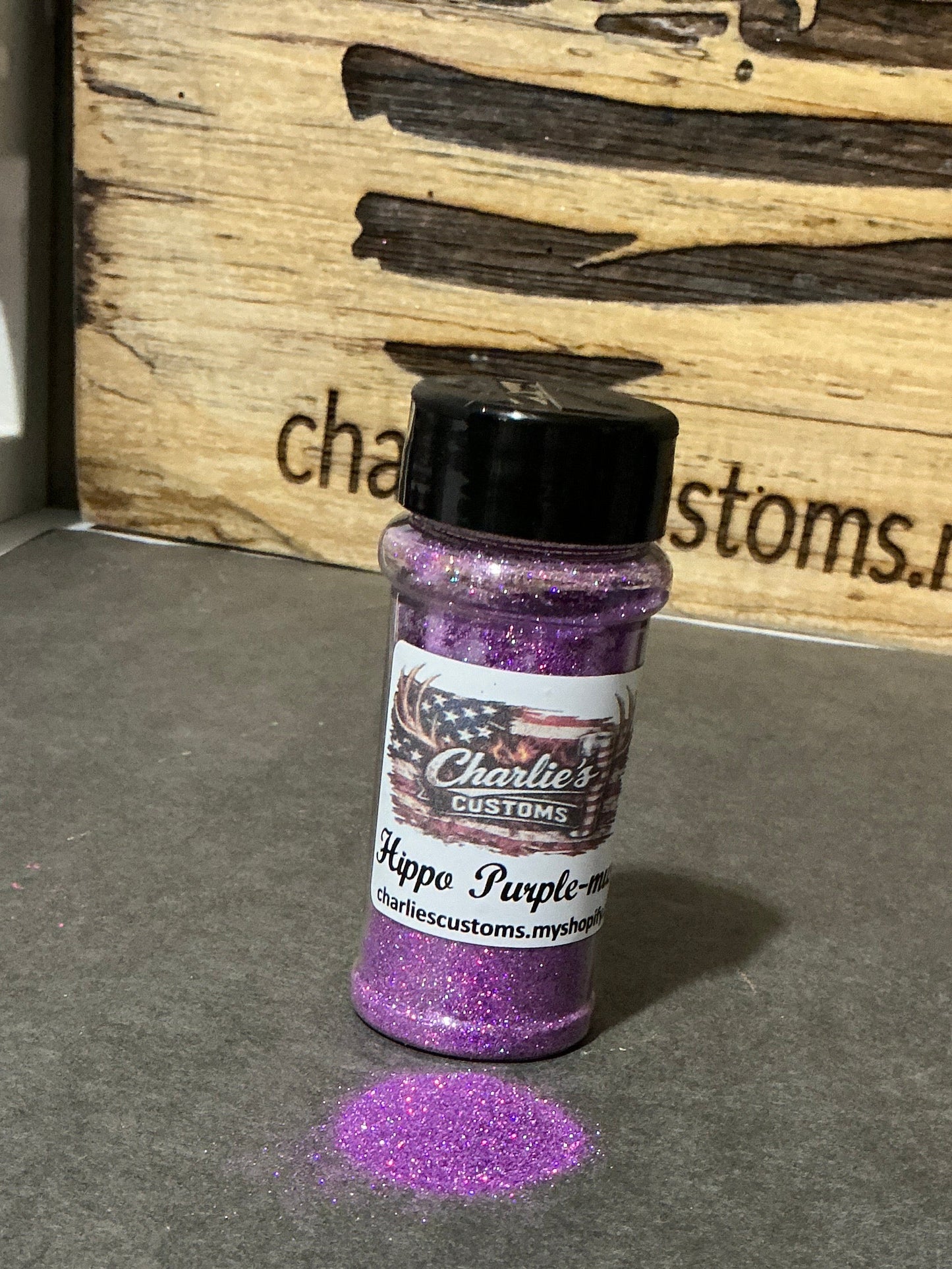 Hippo Purple-mus Fine Holographic