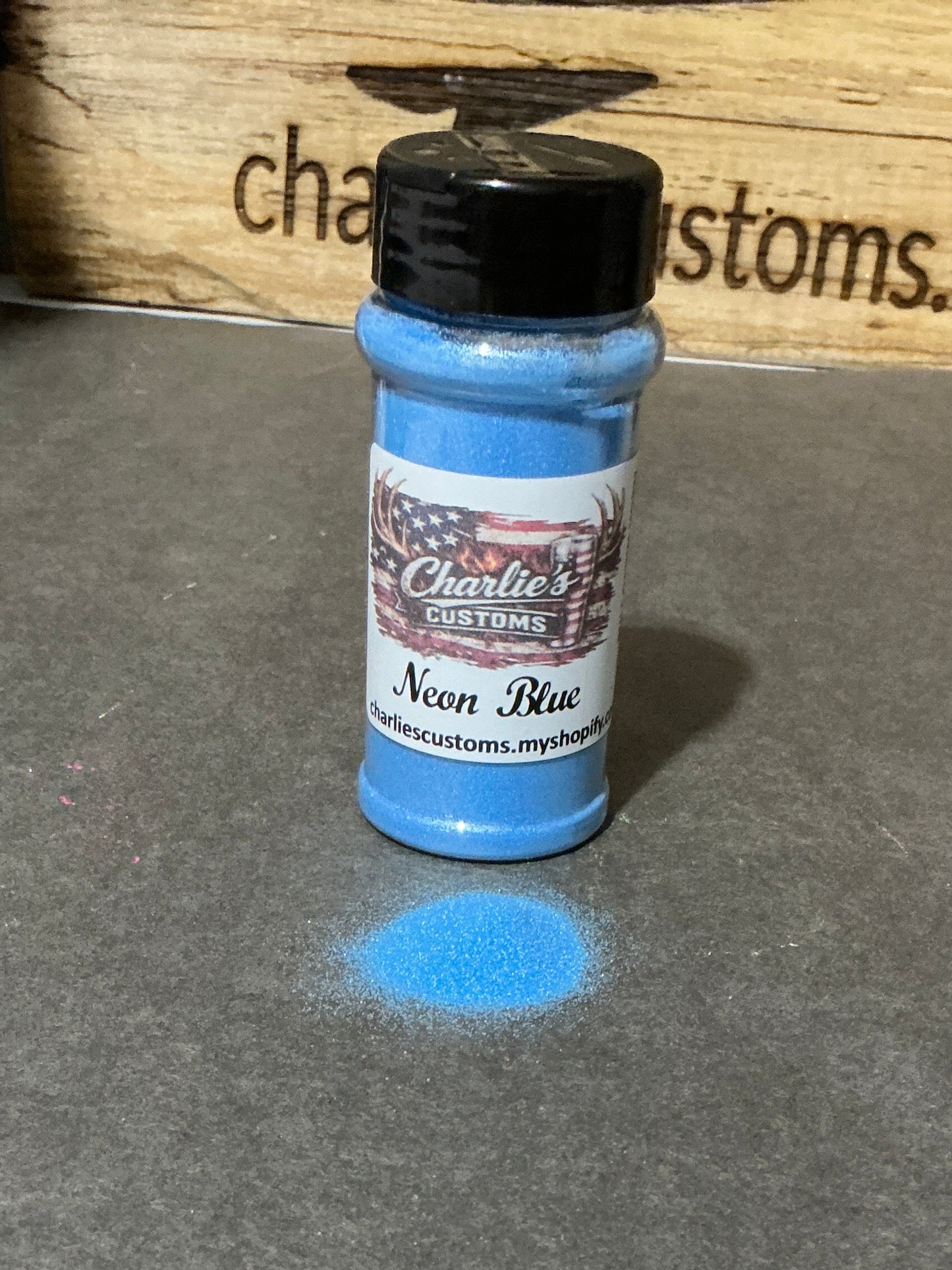 Neon Blue Micro Fine