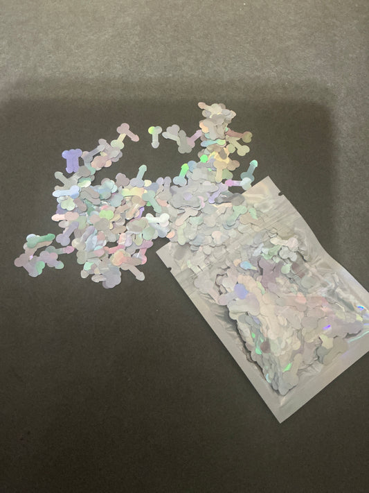 Holographic Penis Shape Glitter