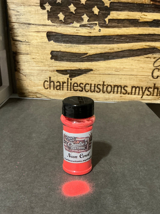 Neon Coral Micro Fine