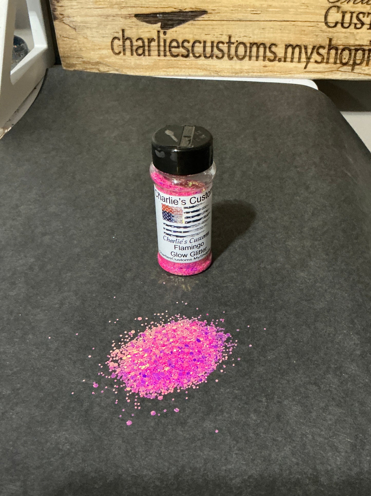 Flamingo Glow Glitter