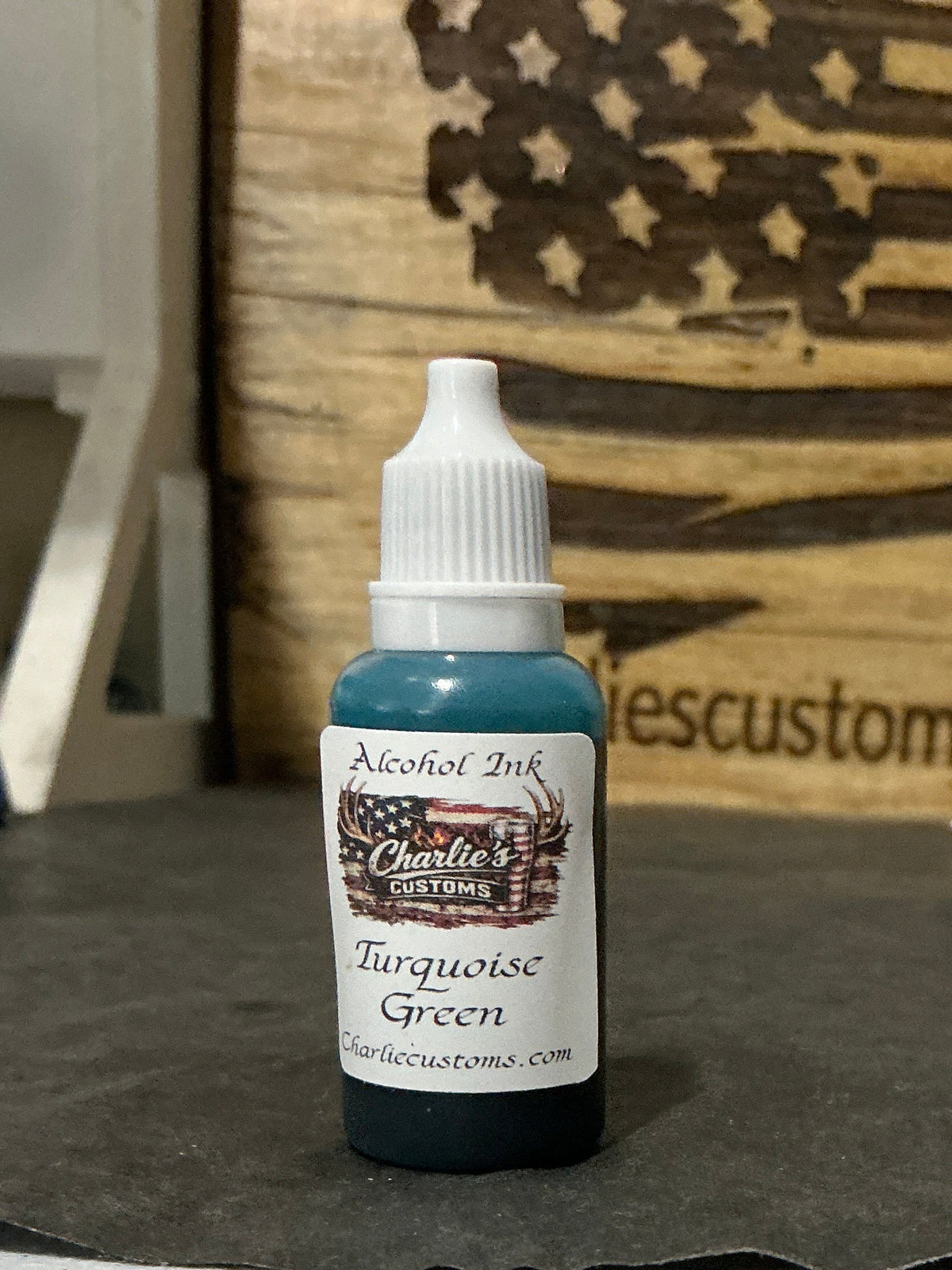 Turquoise Green Alcohol Ink