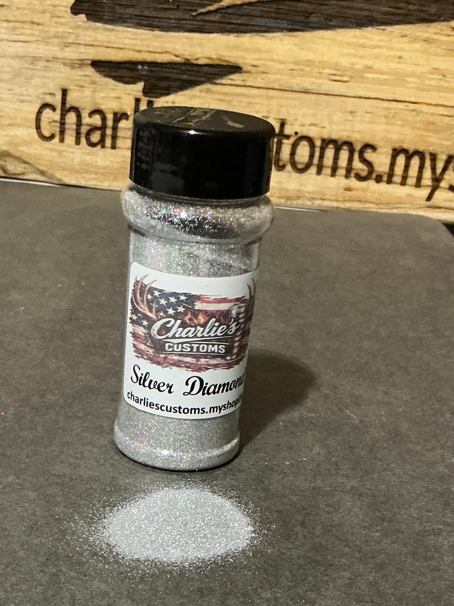 Silver Diamond Fine Holographic