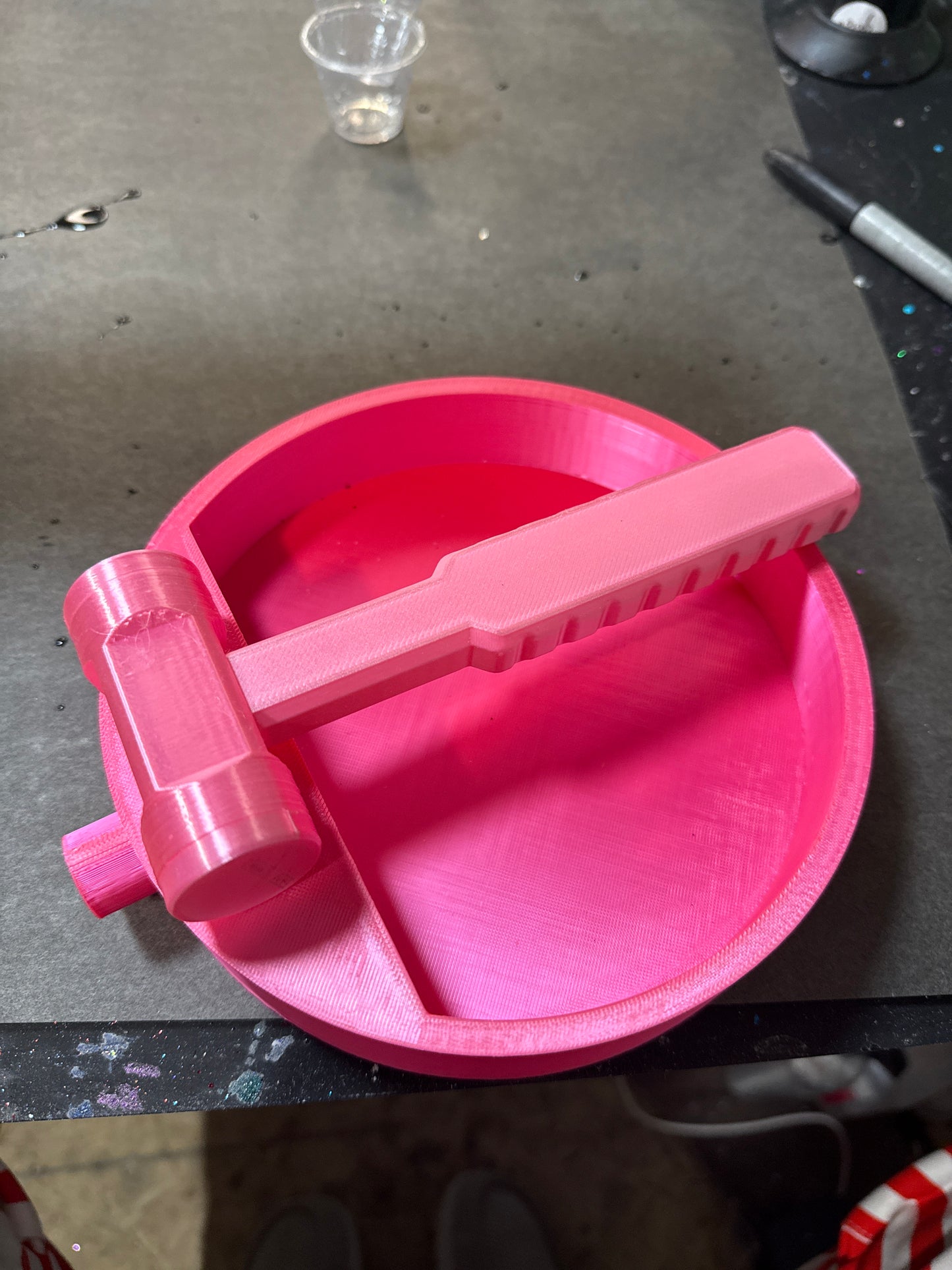 Freshie Tray and Hammer set
